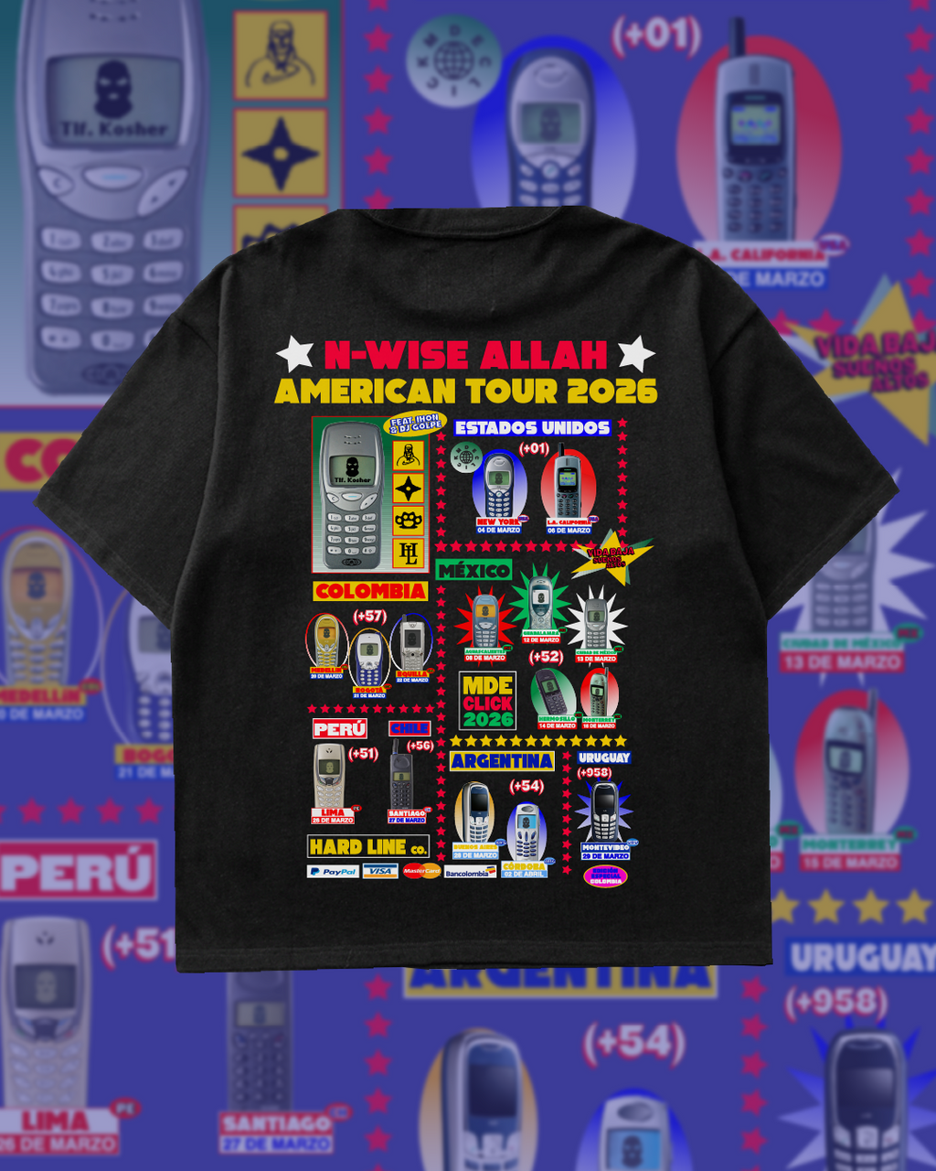 N-Wise Allah - American Tour Merch