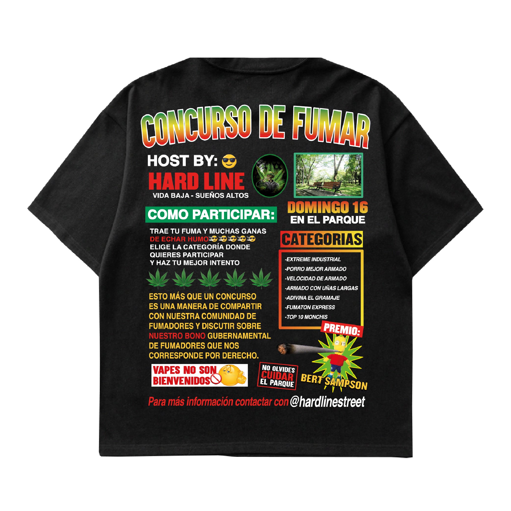 Concurso de Fumar - Camiseta