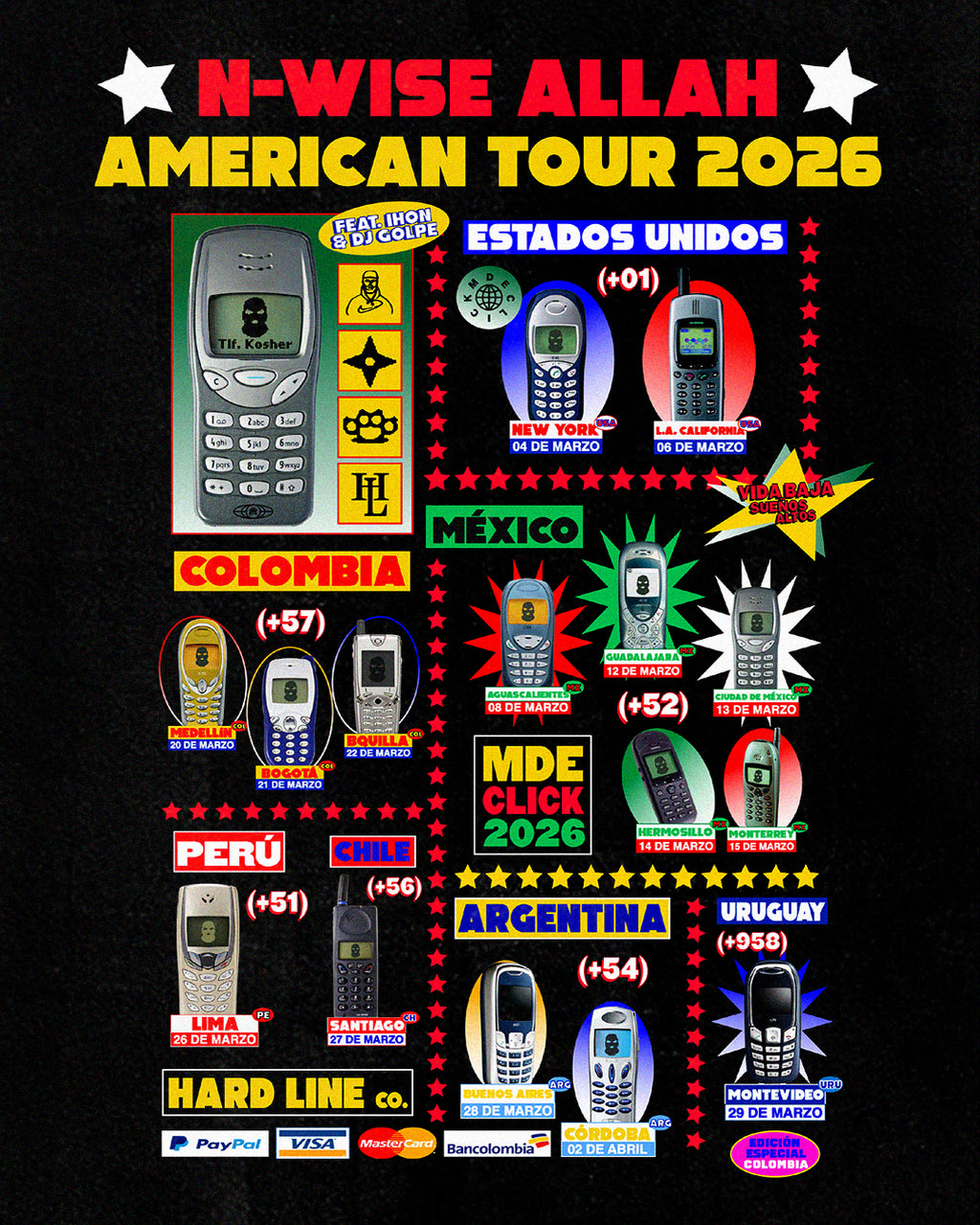 N-Wise Allah - American Tour Merch