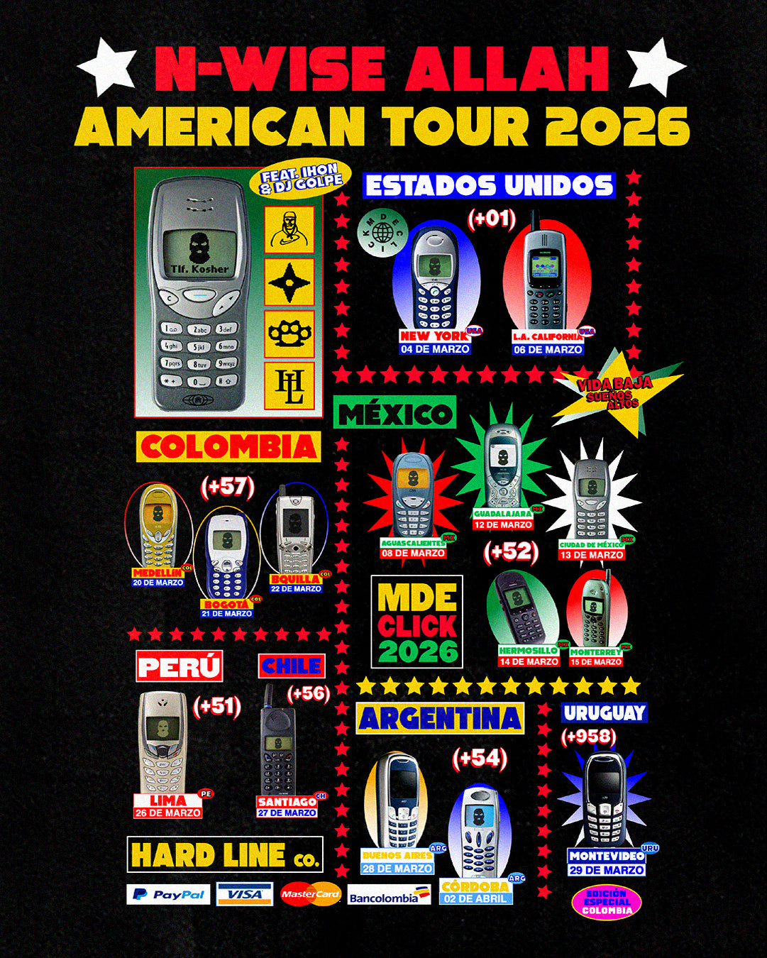 N-Wise Allah - American Tour Merch